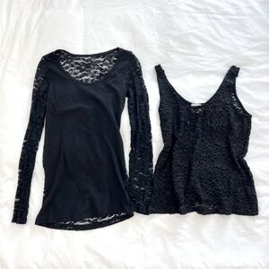 Black Lace Top Bundle